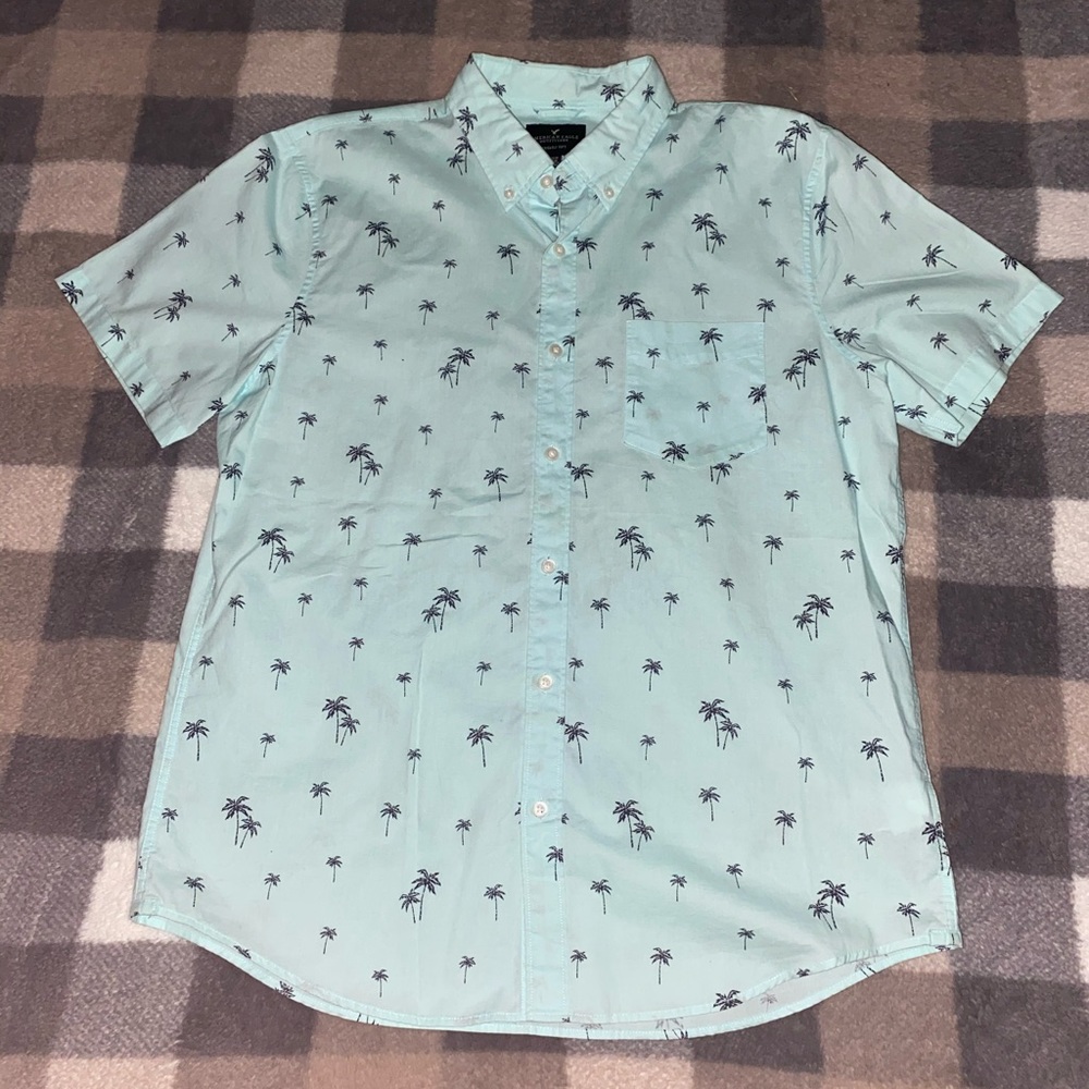 American eagle button up dress shirt